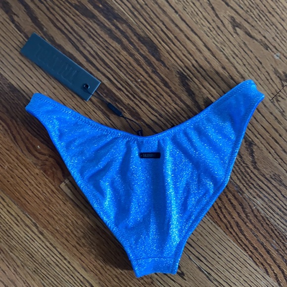 triangl blue sparkle bikini bottoms size s NWT - Picture 2 of 3